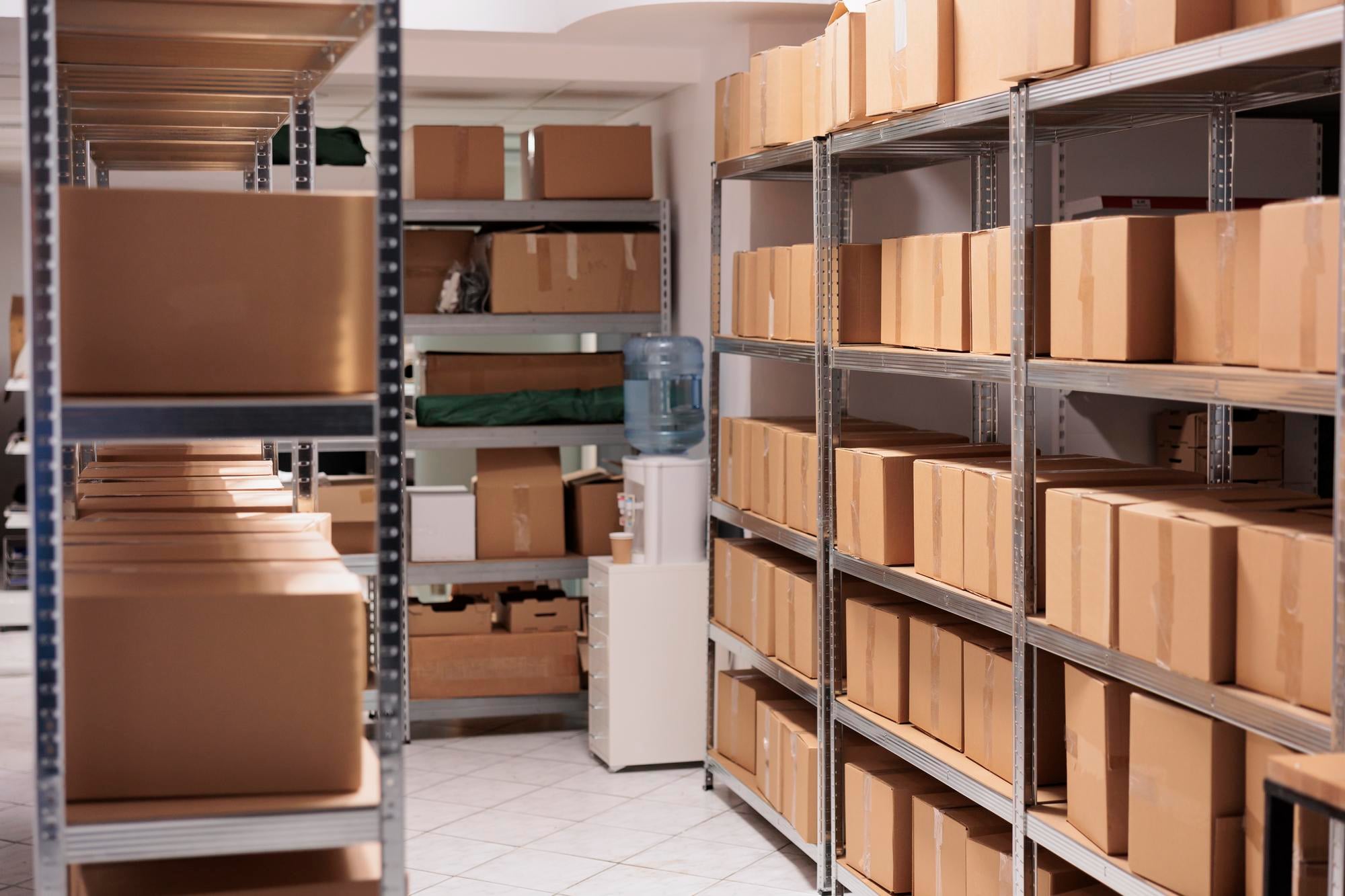 top warehouse and storage services in Jumeriah Village Circle JVC: Storage space interior