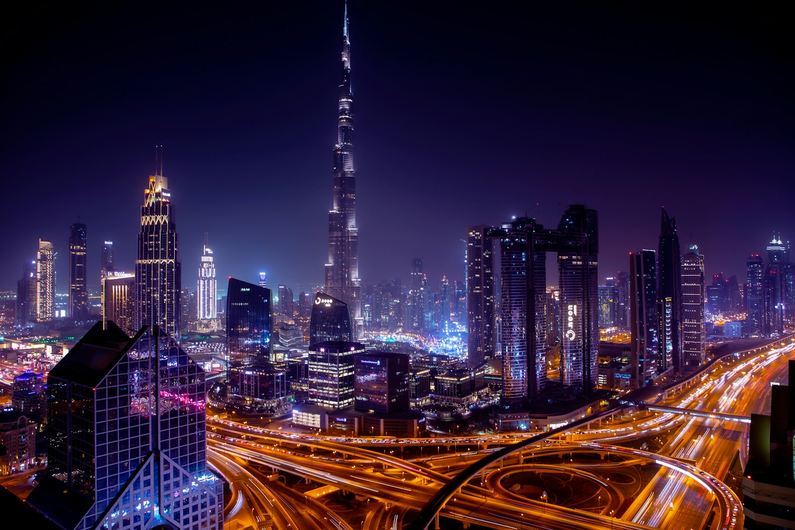 Mudon Moving Partner: city buildings during night time
