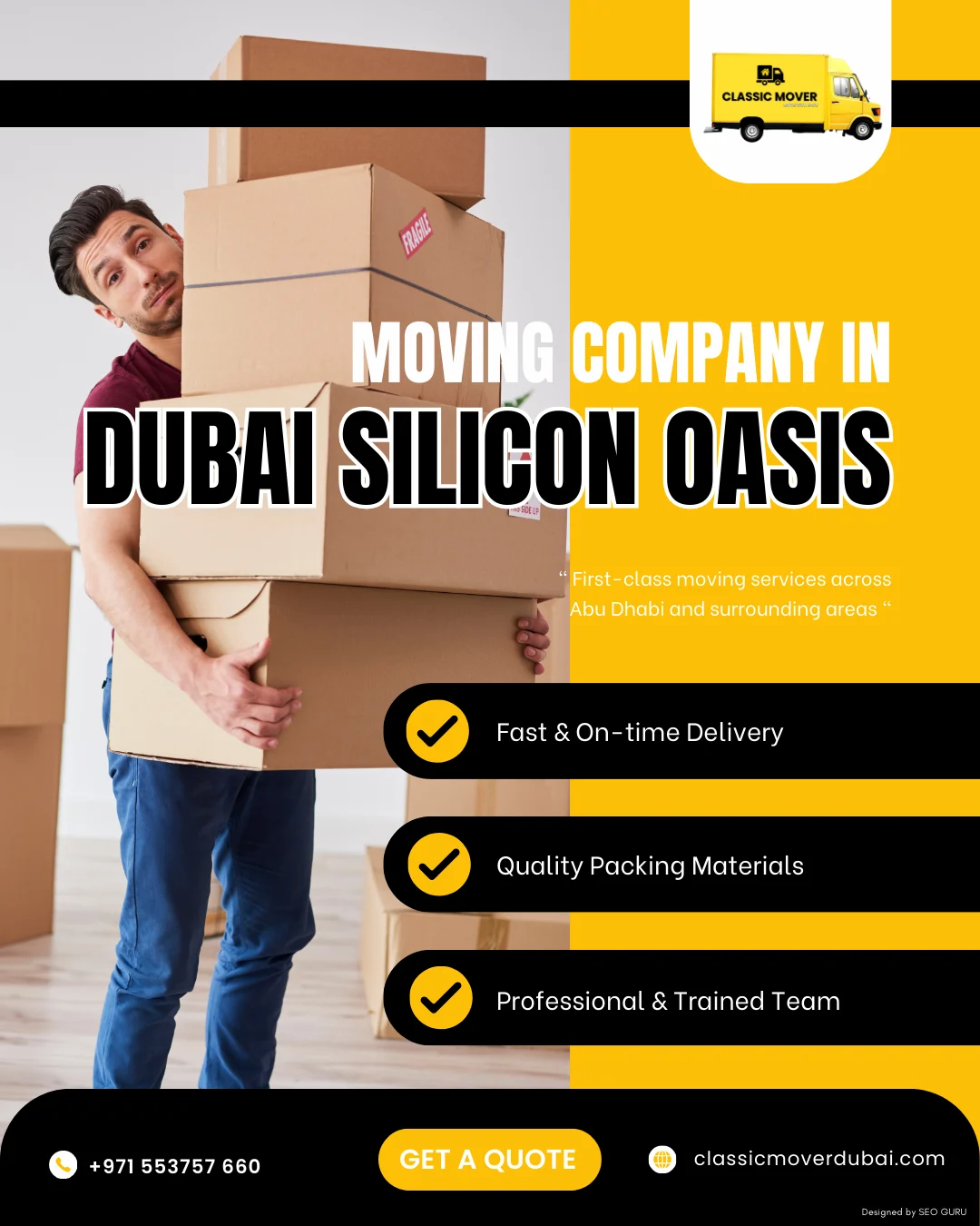Movers and Packers in Dubai Silicon Oasis